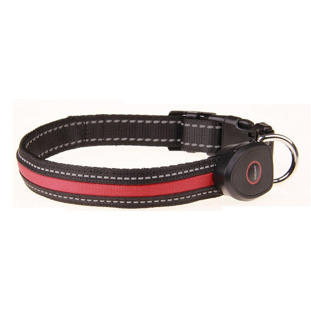 Safety LED Collar-USB LED Light waterproof Flashing Glow Pet Collar