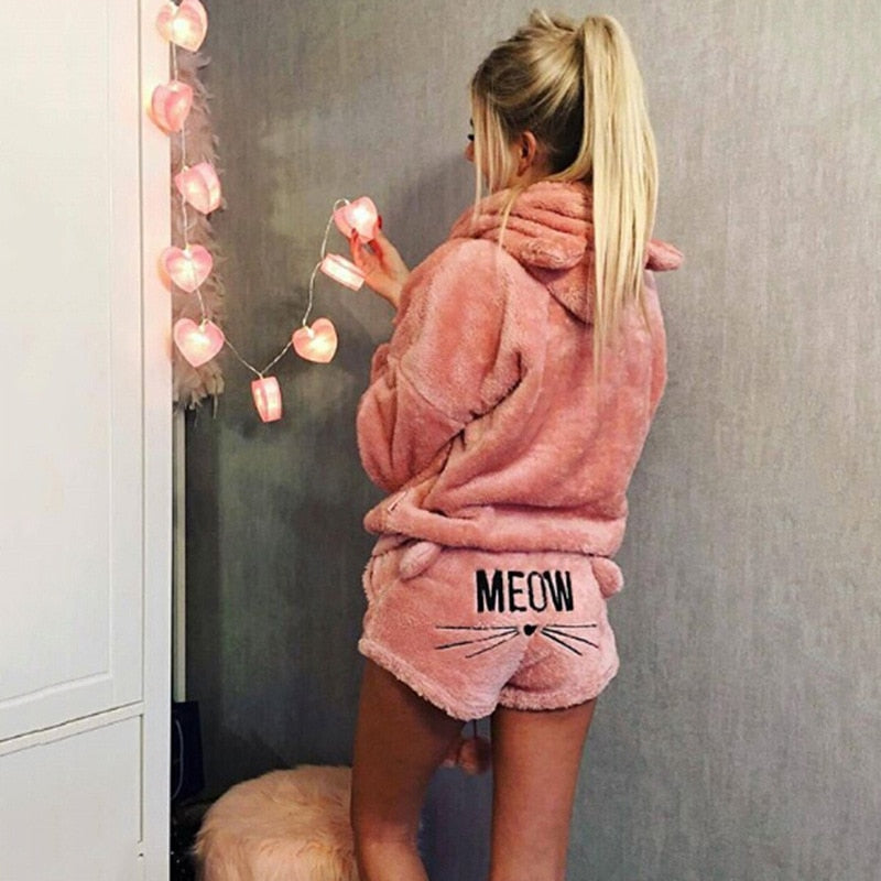 Cozy Cat Pajama Set